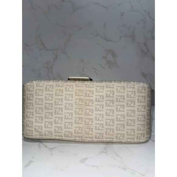 Fendi Zucchino Spalmati Forever Mama Baguette White - Picture 5 of 9